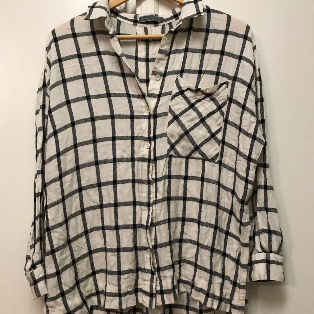 Black & White  flannel